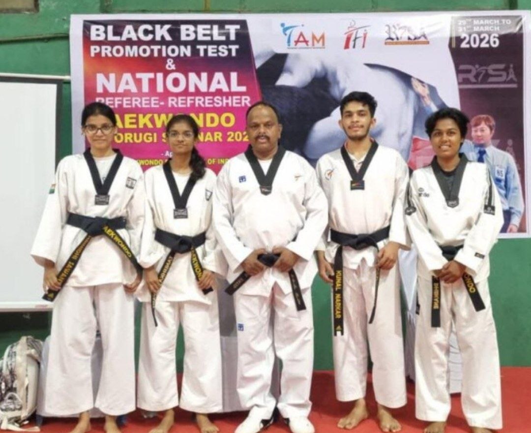 कुणाल नारकर, सोनिया ढेकणे यांचे तायक्वांदो राष्ट्रीय पंच परीक्षेत यश