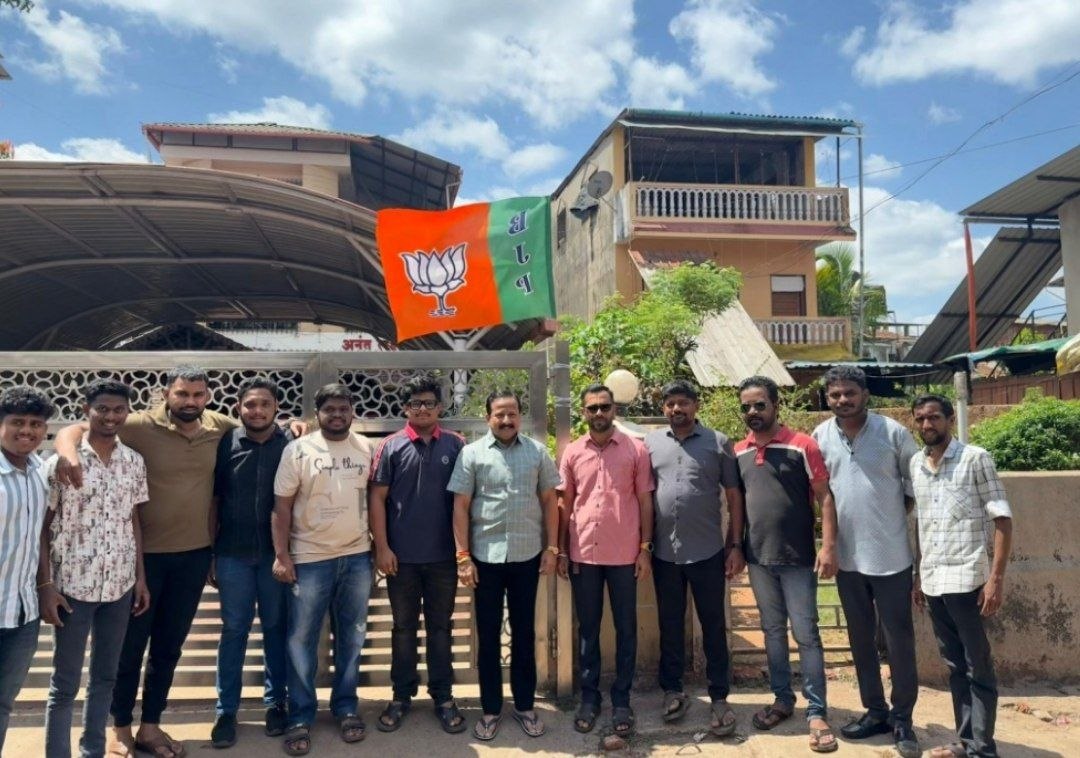 समीर नलावडेंनी भाजपा स्थापना दिवस केला साजरा