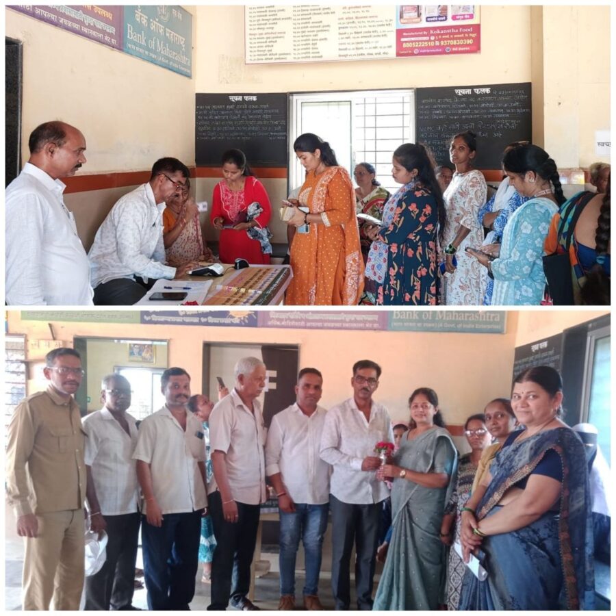 खारेपाटण एस टी बसस्थानक येथे एस टी सवलत NCMC कार्ड कॅम्प संपन्न