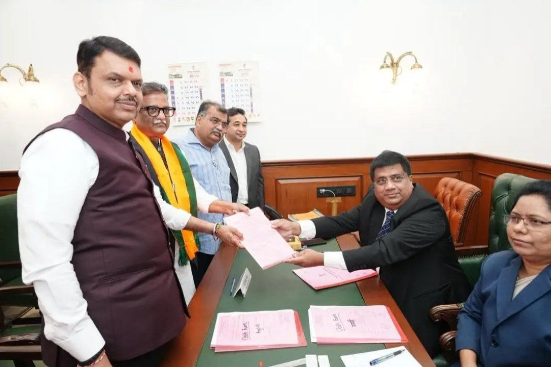 विधानपरिषद निवडणुकीसाठी प्रमोद जठार यांचा उमेदवारी अर्ज दाखल