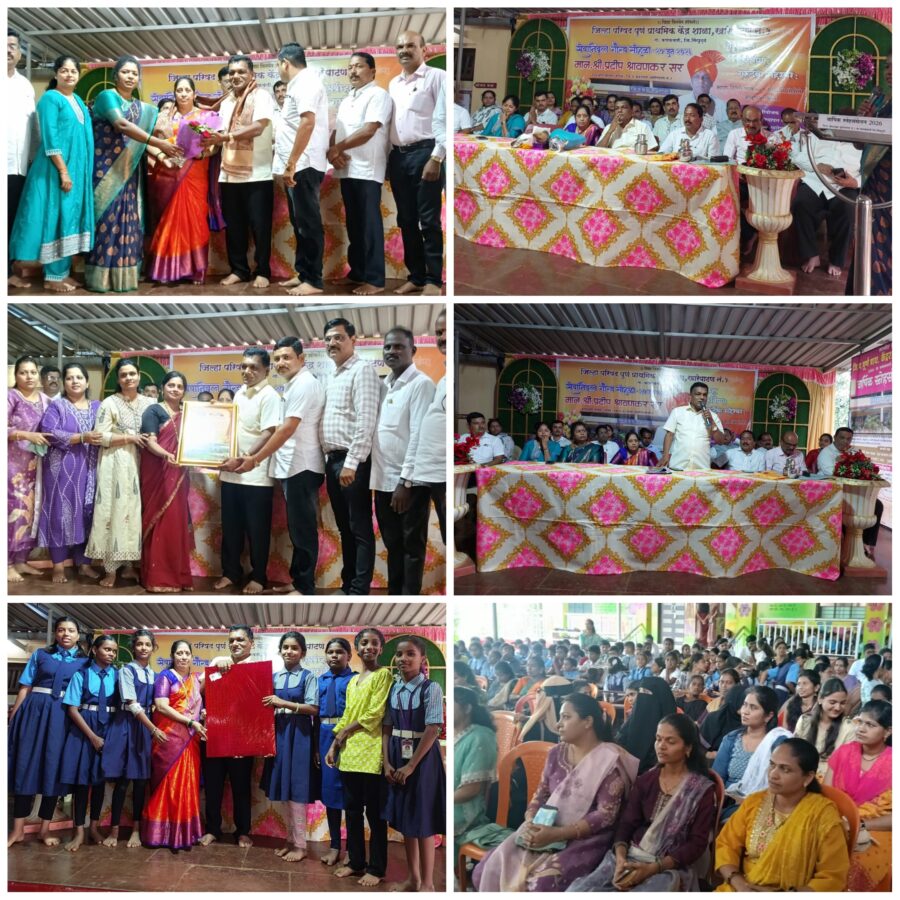 खारेपाटण केंद्र शाळेचे मुख्याध्यापक श्री प्रदीप श्रावणकर यांचा सेवानिवृत्ती निमित्त ग्रामस्थांच्या वतीने सत्कार संपन्न